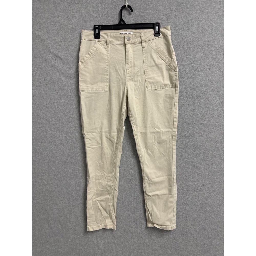 Marc New York Skinny Jeans Womens 10 Beige Denim High Rise Streetwear‎ Casual